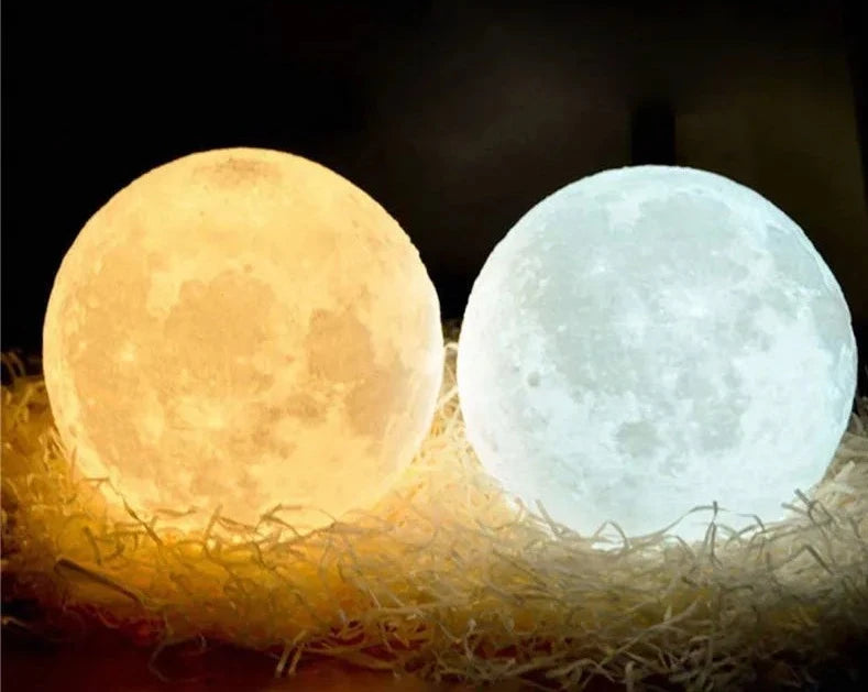Bedlampje - Maanverlichte wereld