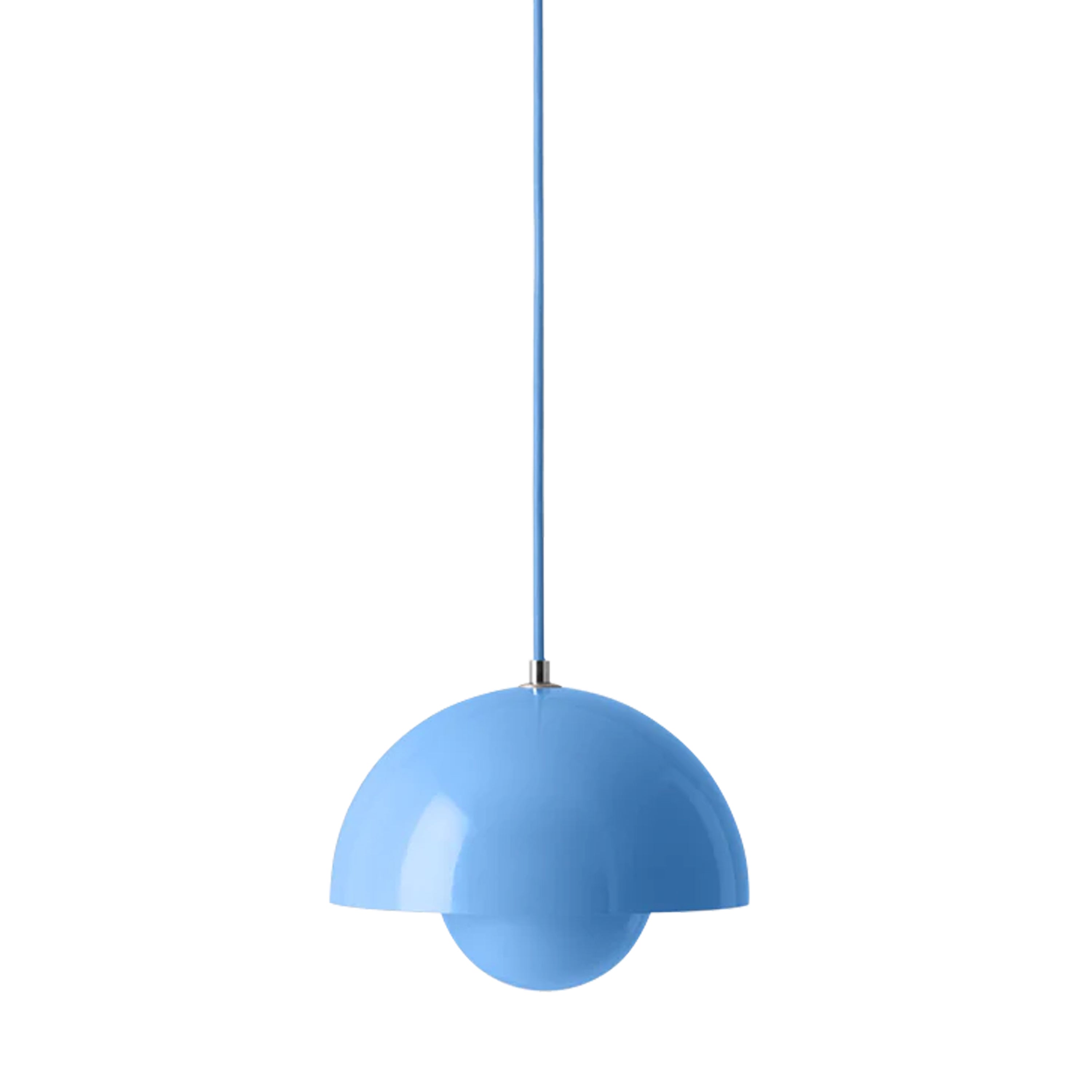 Blauwe Paddestoel Hanglamp